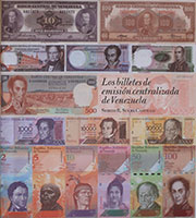 Los billetes de emisión centralizada de Venezuela
