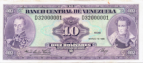 Billete con serial bajo nivel 4