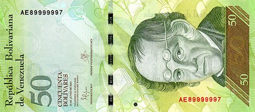 Banknote with high serial number