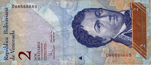 Billete con Serie con muchos dígitos repetidos: 7 continuos y serie binaria