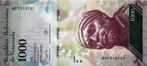 Billete con Series escalera circular, serie binaria, serie terminales de 2 dígitos, serie repetidor de 2 dígitos y serie terminales de 4 dígitos