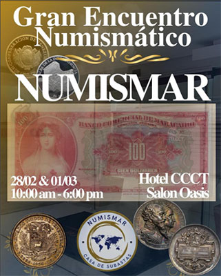 Poster of the 3rd Numismatic and Collecting Convention Numismar, February 2026