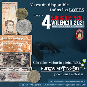 Afiche de la 4ta Subasta Especial Valencia 2021