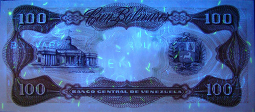 Piece bbcv100bs-dc01-a8 (Reverse, under ultraviolet light)