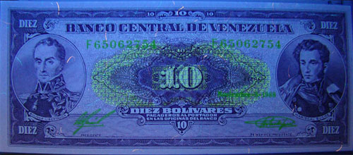 Piece bbcv10bs-db01-f8 (Obverse, under ultraviolet light)