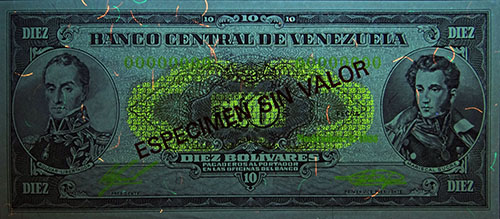 Piece bbcv10bs-db01s2 (Obverse, under ultraviolet light)