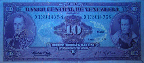 Piece bbcv10bs-ea05-x8,e (Obverse, under ultraviolet light)