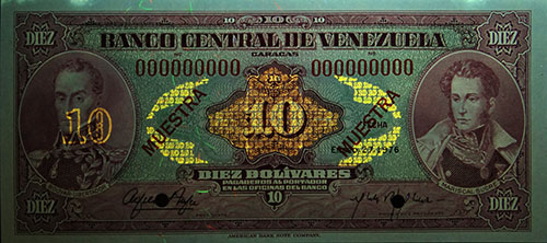 Piece bbcv10bs-ea05s (Obverse, under ultraviolet light)