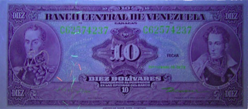 Piece bbcv10bs-ea07-c8 (Obverse, under ultraviolet light)