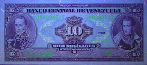 Piece bbcv10bs-eb01-d8 (Obverse, under ultraviolet light)