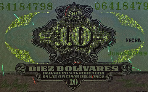 Piece bbcv10bs-eb04-q8 (Obverse, partial, under ultraviolet light)