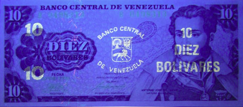 Piece bbcv10bs-ga01-b7 (Obverse, under ultraviolet light)