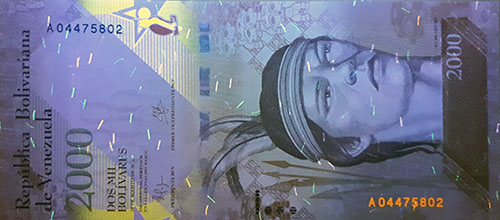 Piece bbcv2000bsf-aa01-a8 (Obverse, under ultraviolet light)