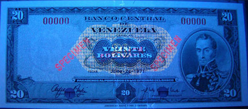 Piece bbcv20bs-ea01s (Obverse, under ultraviolet light)