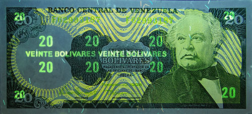 Piece bbcv20bs-fb04-f8 (Obverse, under ultraviolet light)