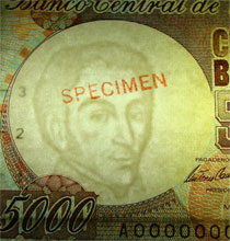 Piece bbcv5000bs-aa01p2 (Obverse, in front of light)