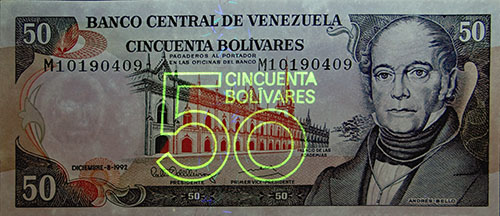 Piece bbcv50bs-ed01-m8 (Obverse, under ultraviolet light)