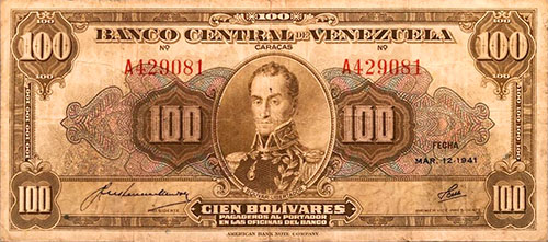 Diseño A, Tipo A. Fecha Marzo 12 1941. Serie A6