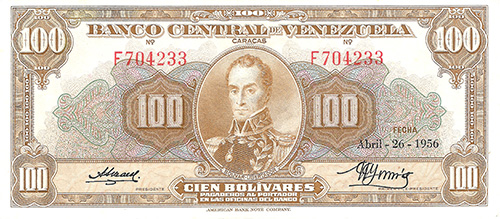 Design A, Type B. Date Abril 26 1956. Serie F6