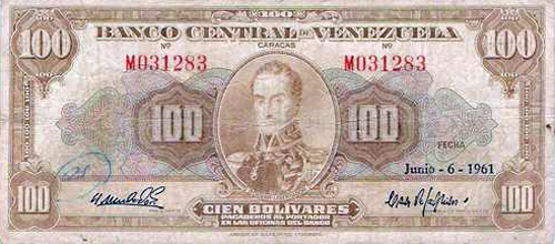 Diseño A, Tipo B. Fecha Junio 06 1961. Serie M6