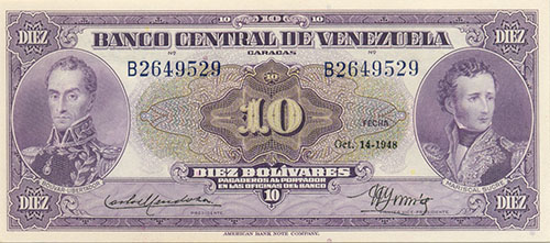 Diseño A, Tipo A. Fecha Octubre 14 1948. Serie B7