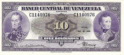 Design A, Type A. Date Octubre 20 1949. Serie C7