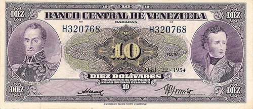 Diseño A, Tipo B. Fecha Abril 22 1954. Serie H6