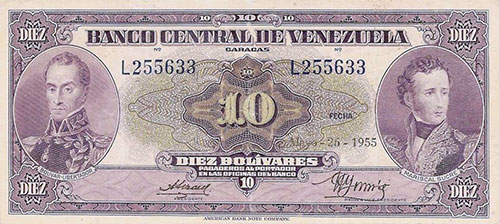 Diseño A, Tipo B. Fecha Mayo 26 1955. Serie L6