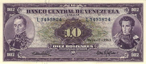 Design D, Type A. Date Mayo 07 1963. Serie L7
