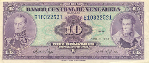 Diseño E, Tipo A. Fecha Abril 11 1972. Serie B8