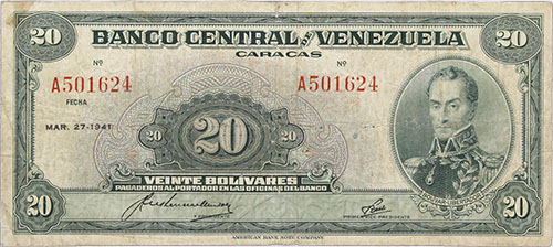 Design A, Type A. Date Marzo 27 1941. Serie A6