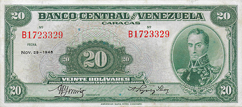 Diseño A, Tipo A. Fecha Noviembre 29 1946. Serie B7
