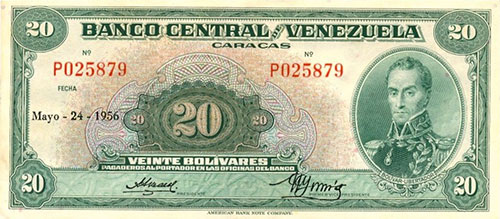 Design A, Type B. Date Mayo 24 1956. Serie P6