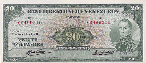 Diseño C, Tipo A. Fecha Marzo 11 1960. Serie X7