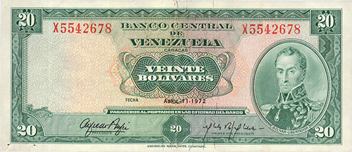 Design E, Type A. Date Abril 11 1972. Serie X7