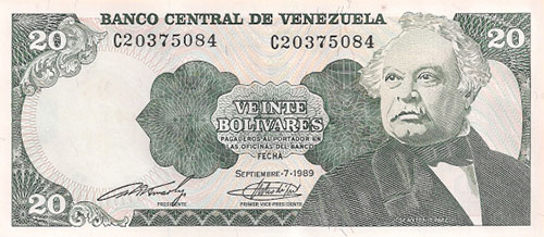 Diseño F, Tipo B. Fecha Septiembre 07 1989. Serie C8