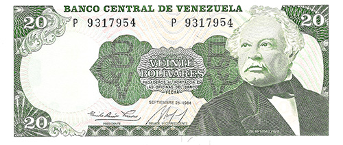 Diseño F, Tipo C. Fecha Septiembre 25 1984. Serie P7