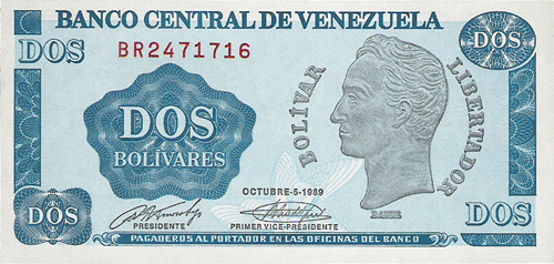 Diseño A, Tipo A. Fecha Octubre 05 1989. Serie BR7