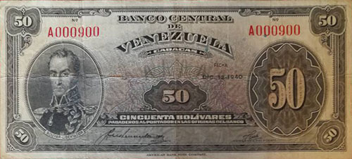 Diseño A, Tipo A. Fecha Diciembre 12 1940. Serie A6