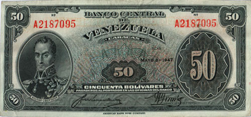 Diseño A, Tipo A. Fecha Mayo 08 1947. Serie A7