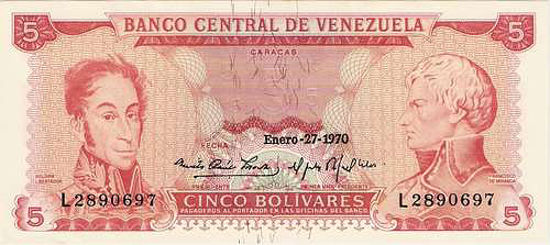 Design B, Type A. Date Enero 27 1970. Serie L7