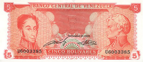 Diseño B, Tipo B. Fecha Septiembre 21 1989. Serie U7