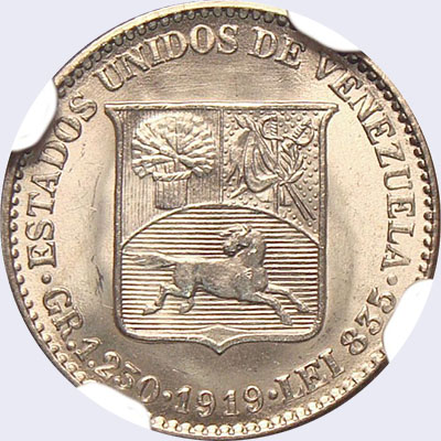 Diseño A, Tipo A. Fecha 1919