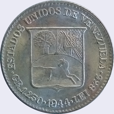Diseño A, Tipo A. Fecha 1944