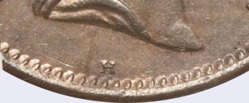 Piece mv0.25cr-aa02 (Obverse, partial)