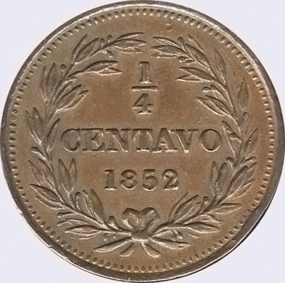 Design A, Type A. Date 1852. Variety #2