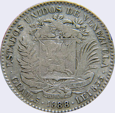 Diseño A, Tipo A. Fecha 1888