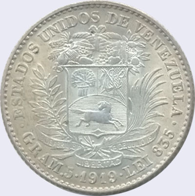 Diseño A, Tipo A. Fecha 1919
