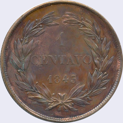 Design A, Type A. Date 1843
